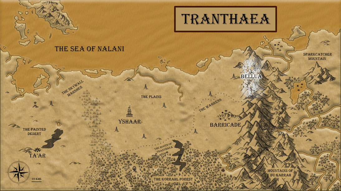 Map of Tranthaea